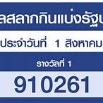 ตรวจลอตเตอรี่งวดวันที่ 1 สิงหาคม 2564